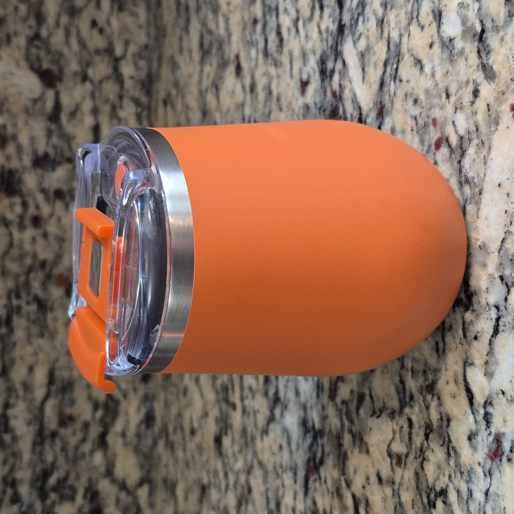 Brumate Uncork'd Insulated Wine Tumbler In Matte Clay - Picture 4 of 9